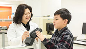 센터견학 모습 사진- 초등학생